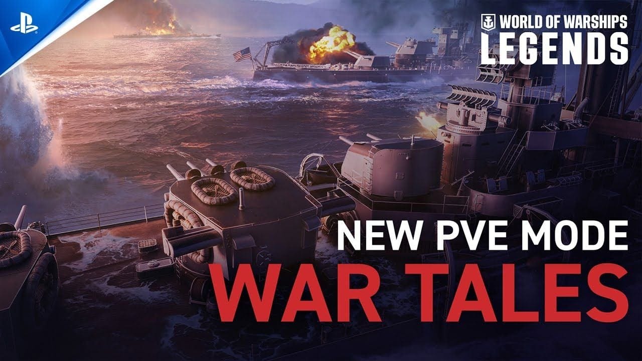 World of Warships: Legends - New PVE Mode: War Tales | PS5 & PS4 Games