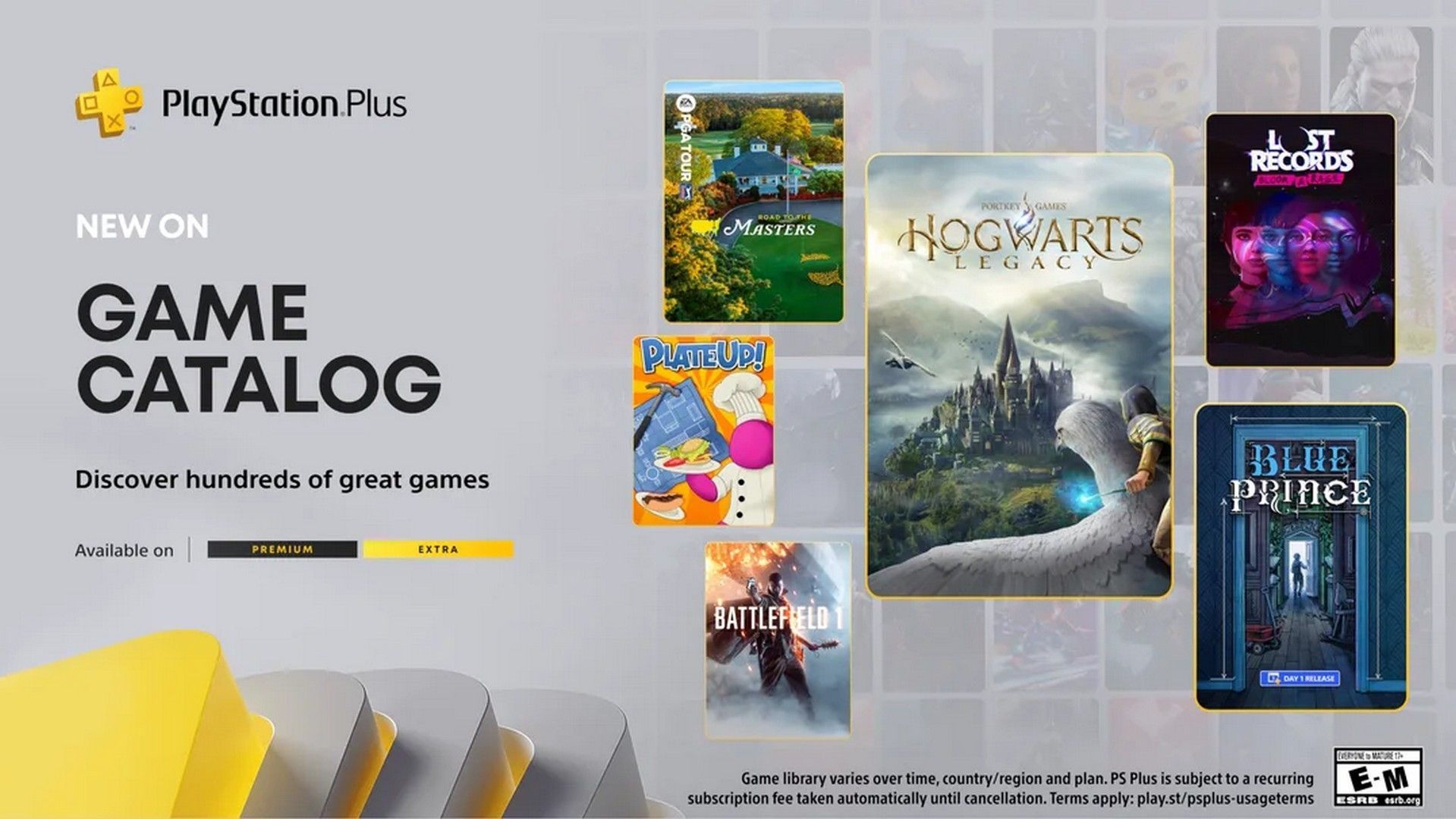 Hogwarts Legacy rejoint le catalogue de jeux PS Plus Extra : tous les nouveaux jeux en avril