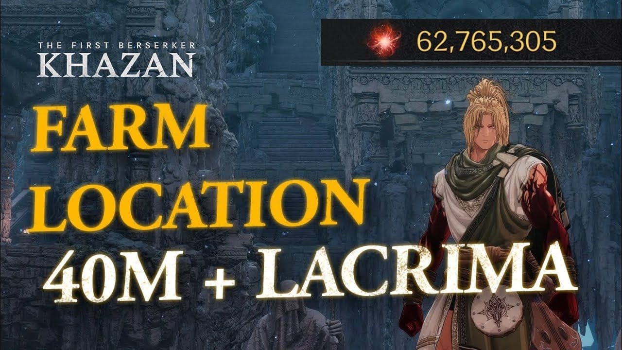 🔥 First Berserker Khazan’s BEST Late Game Farm | Lacrima 40M + | Gold 10M+| Phantom XP|Skill Points!