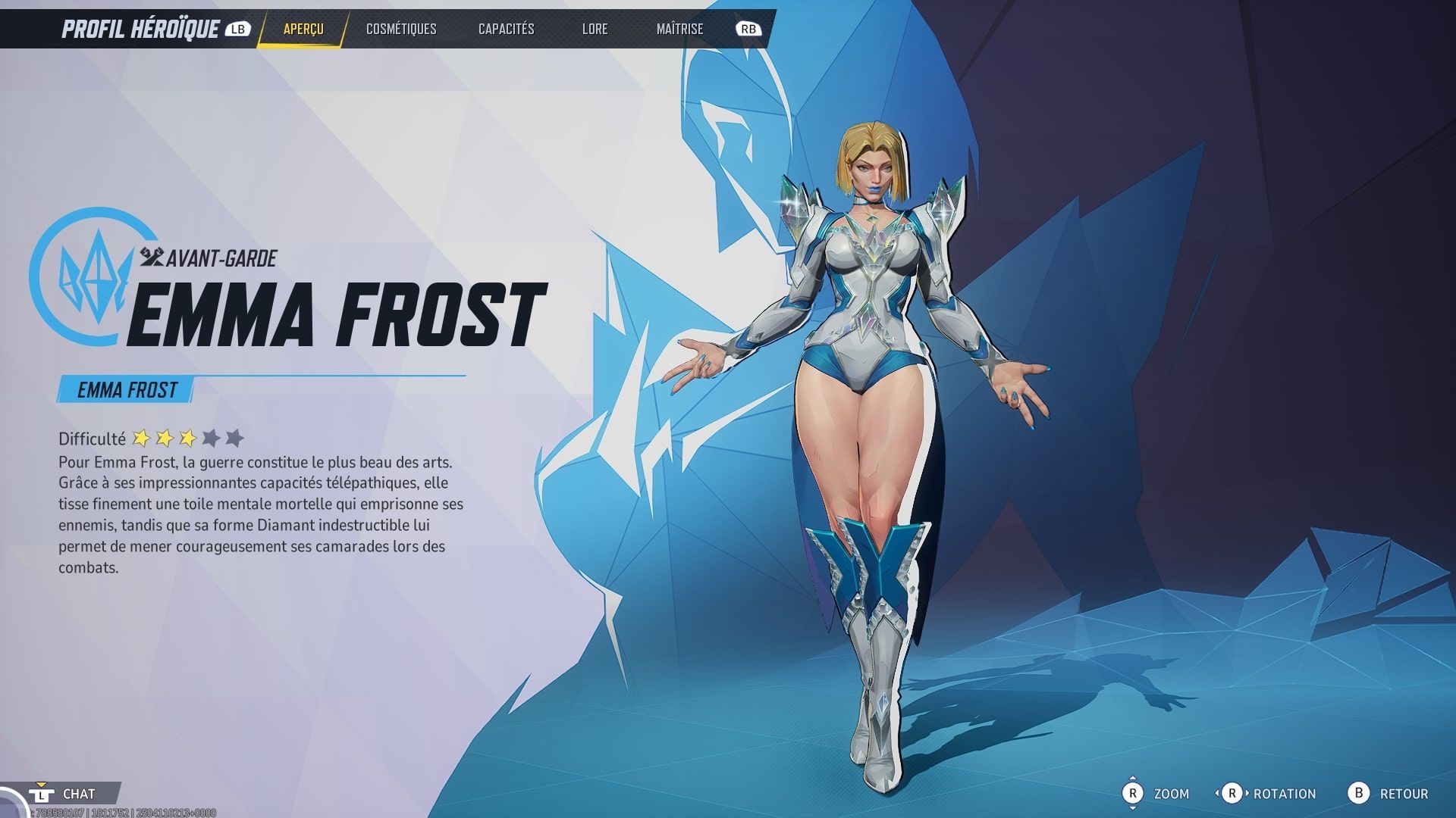 Emma Frost : Capacités, stats, costumes | Guide Marvel Rivals