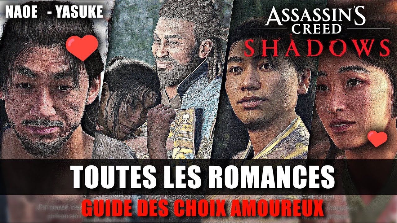 Assassin's Creed Shadows : Toutes les ROMANCES (Guide des Choix de Relations) Naoe & Yasuke