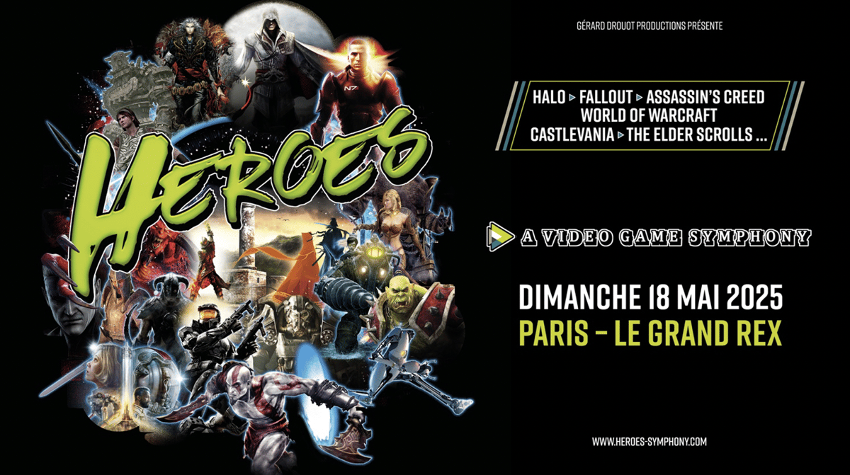 Rendez-vous au Video Game Symphony, pour voyage musical à travers les plus grands jeux vidéo de l'Histoire