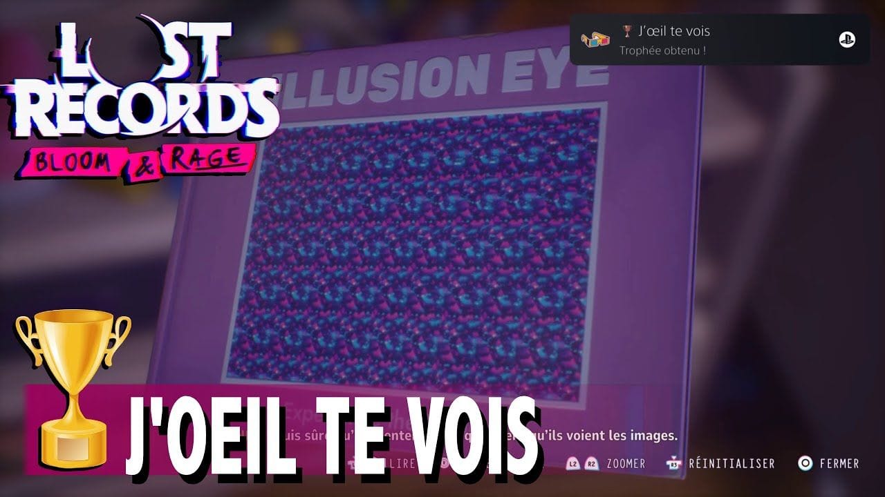 J'OEIL TE VOIS - RÉVÉLEZ TOUTES LES IMAGES DU LIVRE L'OEIL TROMPEUR - LOST RECORDS BLOOM AND RAGE