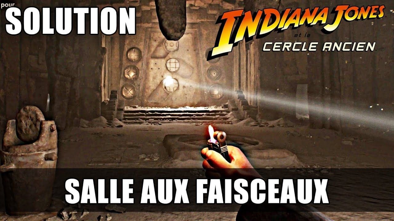 Indiana Jones et le Cercle Ancien - Solution de l'Énigme de la SALLE AUX FAISCEAUX (L' Idole de Râ)