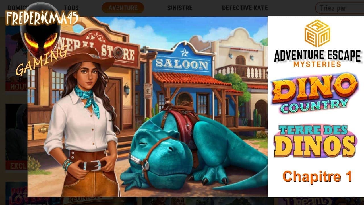 Adventure Escape Mysteries TERRE DES DINOS [FR] / Dino Country Chapitre 1 (Jeu Gratuit sur Steam)