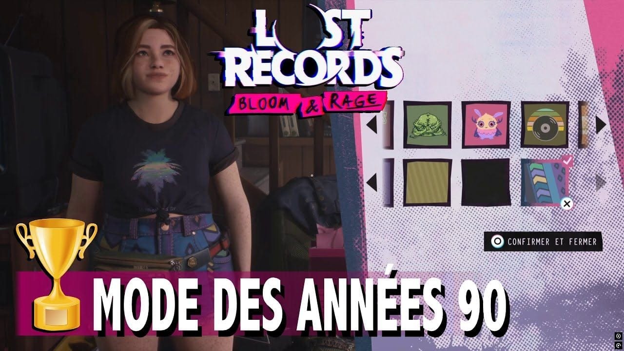 MODE DES ANNÉES 90 - CHANGEZ DE TENUE À CHAQUE OCCASION - TROPHÉE LOST RECORDS BLOOM AND RAGE