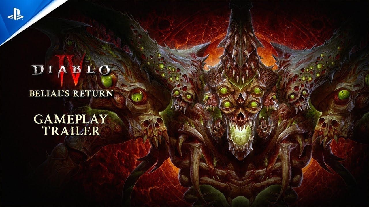 Diablo IV - Belial's Return Gameplay Trailer | PS5 & PS4 Games