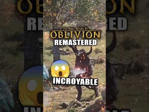 Oblivion Remastered OFFICIALISÉ  😱🔥 C'est INCROYABLE ! Gameplay