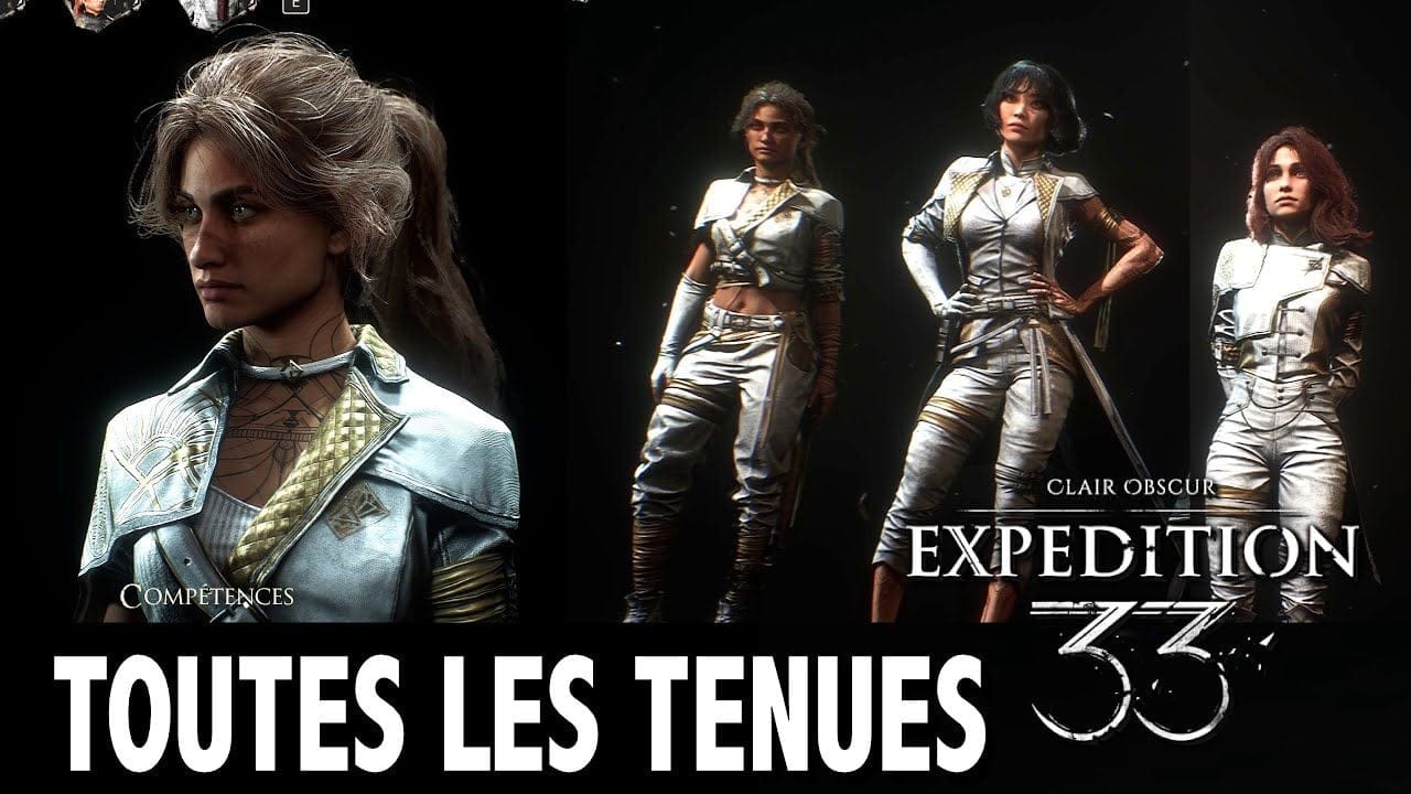 TOUTES LES TENUES / BATTRE GRANDIS à la MODE GARE DE MONOCO - CLAIR OBSCUR EXPEDITION 33