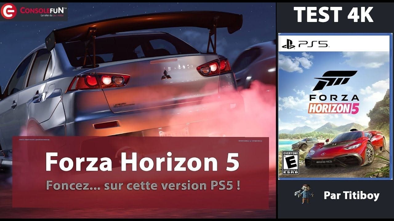 🚗💨 [TEST 4K] FORZA HORIZON 5 sur PS5 : UN JEU ÉBLOUISSANT ! 🎮🏎️