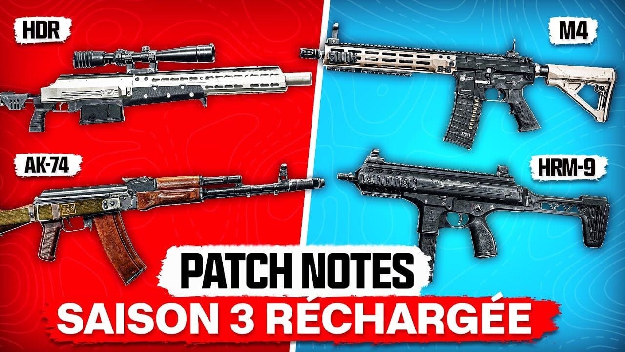 L'Énorme Patch D'Équilibrage de Warzone en Saison 3 Rechargée! (Nerfs AK, HDR & Buffs Armes MW3)