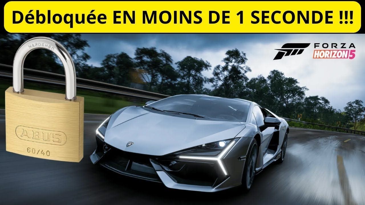 Débloquer la Lamborghini Revuelto EN MOINS DE 1 SECONDE !!! Forza Horizon 5 (FH5).