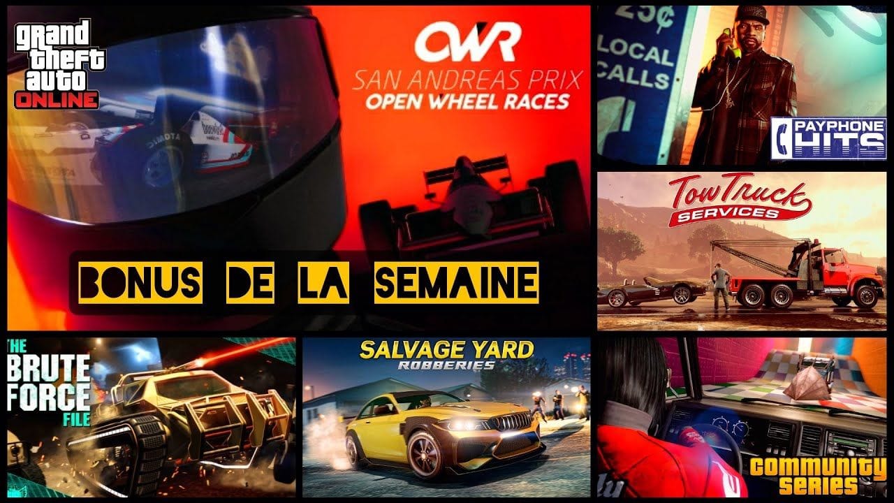 Bonus de la semaine (du 1er mai au 07 mai) - GTA Online