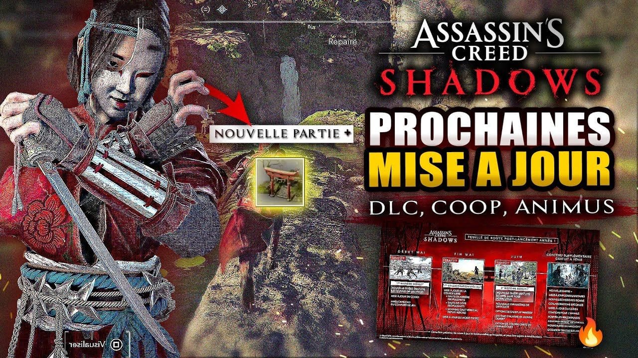 Assassin's Creed Shadows : DLC, Futur MAJ, New Game + et Coop/PVP ! Les Plans d'Ubisoft !