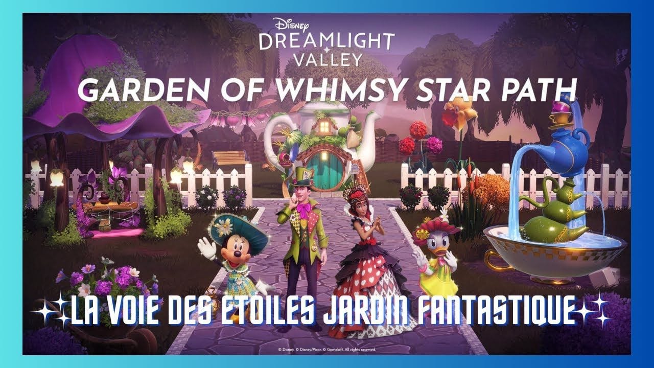 TOUT SUR LA VOIE DES ETOILES JARDIN FANTASTIQUE ✨🌻🫖