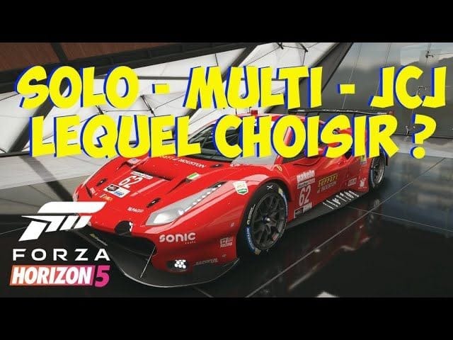 Jouer en solo ou COOP plus efficace - Forza PS5