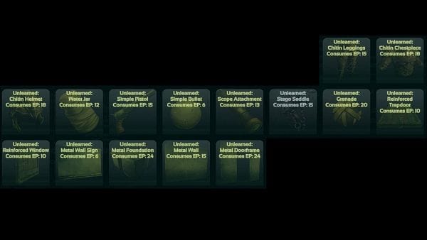 Engrams niveau 30