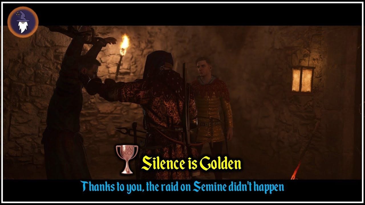 KINGDOM COME DELIVERANCE 2 | TROPHY - SILENCE IS GOLDEN [The raid on Semine didn't happen]