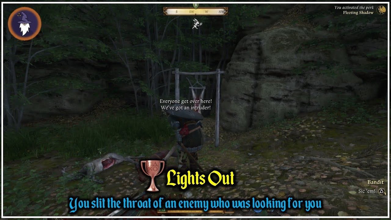 KINGDOM COME DELIVERANCE 2 | TROPHY - LIGHTS OUT [You slit the throat of a foe who was finding you]