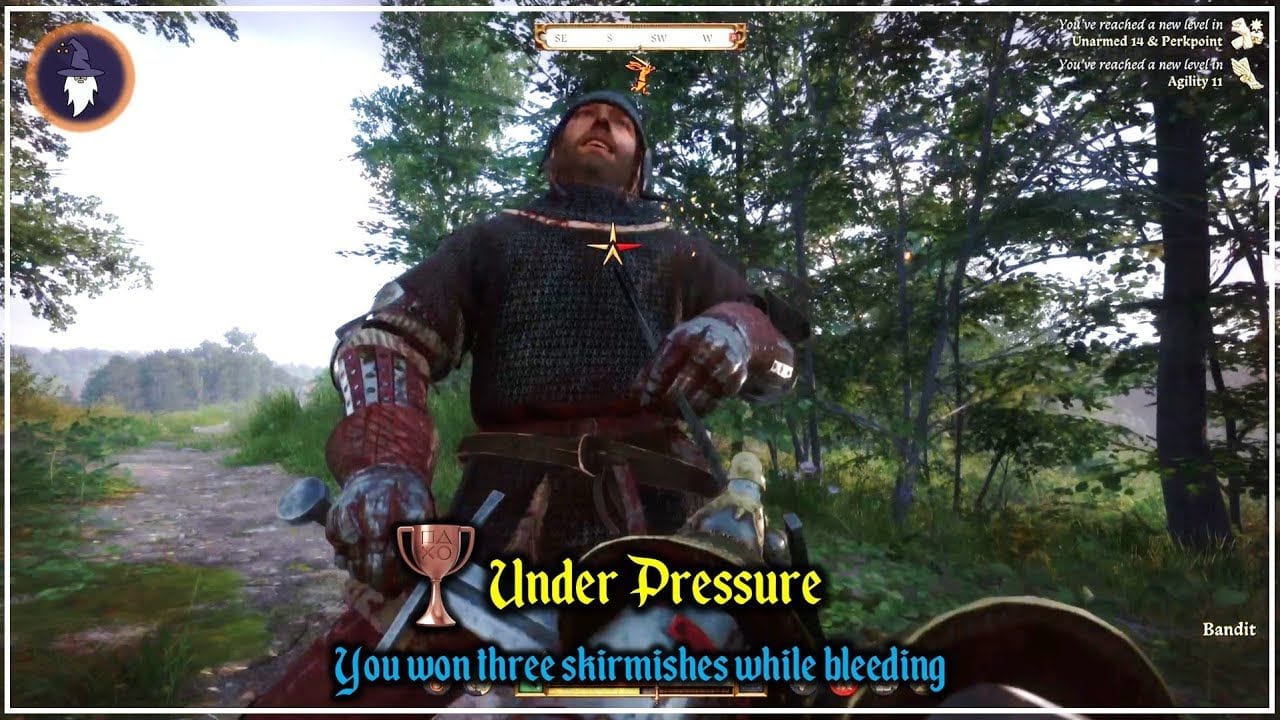 KINGDOM COME DELIVERANCE 2 | TROPHY - UNDER PRESSURE [You won three skirmishes while bleeding]