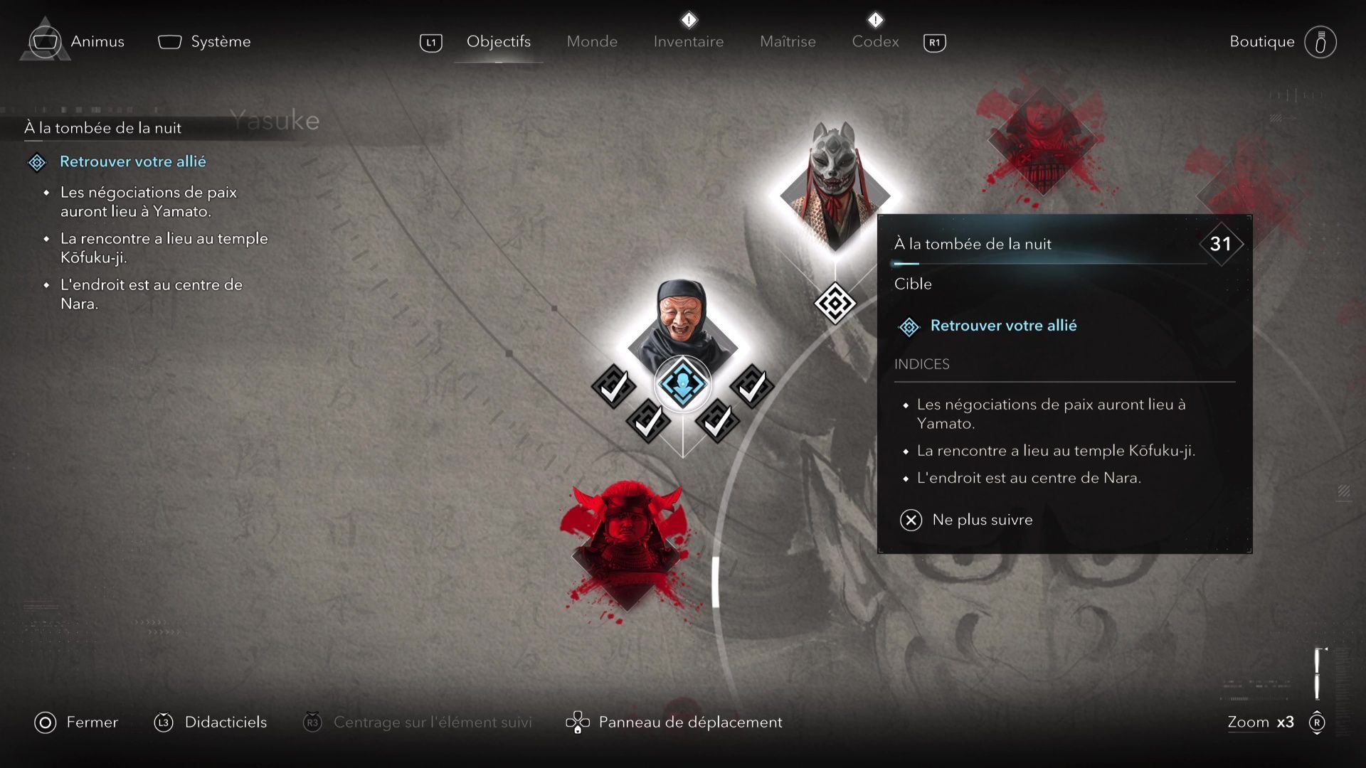 A la tombée de la nuit | Soluce Assassin's Creed Shadows