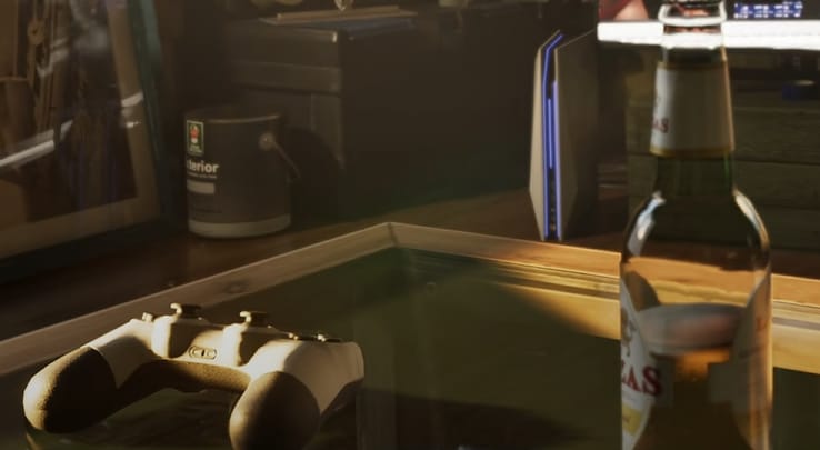 Le trailer 2 de GTA 6 montre une fausse PS5 et les fans plaisantent déjà sur le leak de la PS6 par Rockstar