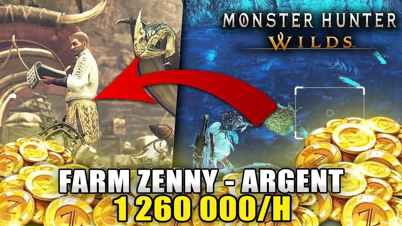 Monster Hunter Wilds : FARM d'ARGENT Rapide & Facile (Sans Glitch) ZENNY & POINT GUILDE 1260K/heure