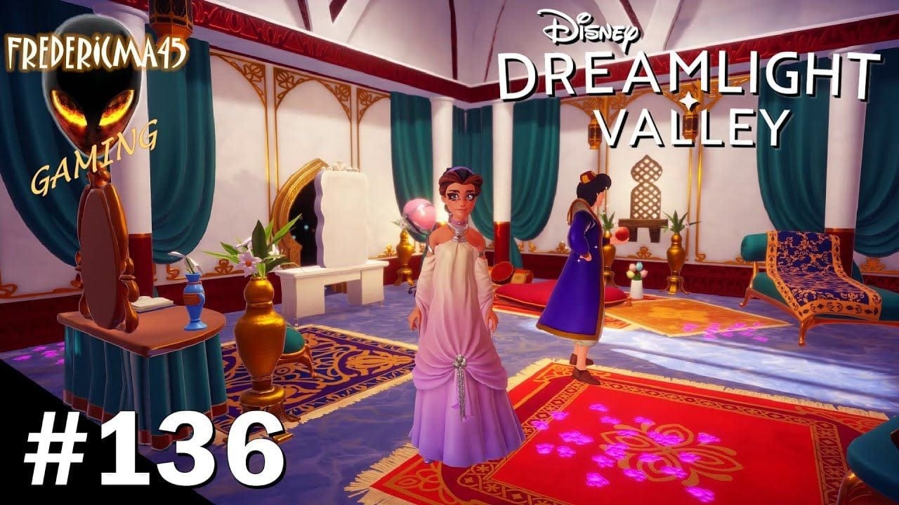 Disney Dreamlight Valley [FR] CHAT DE CHESHIRE - Grabuge Mobilier Quête niveau 2 #136
