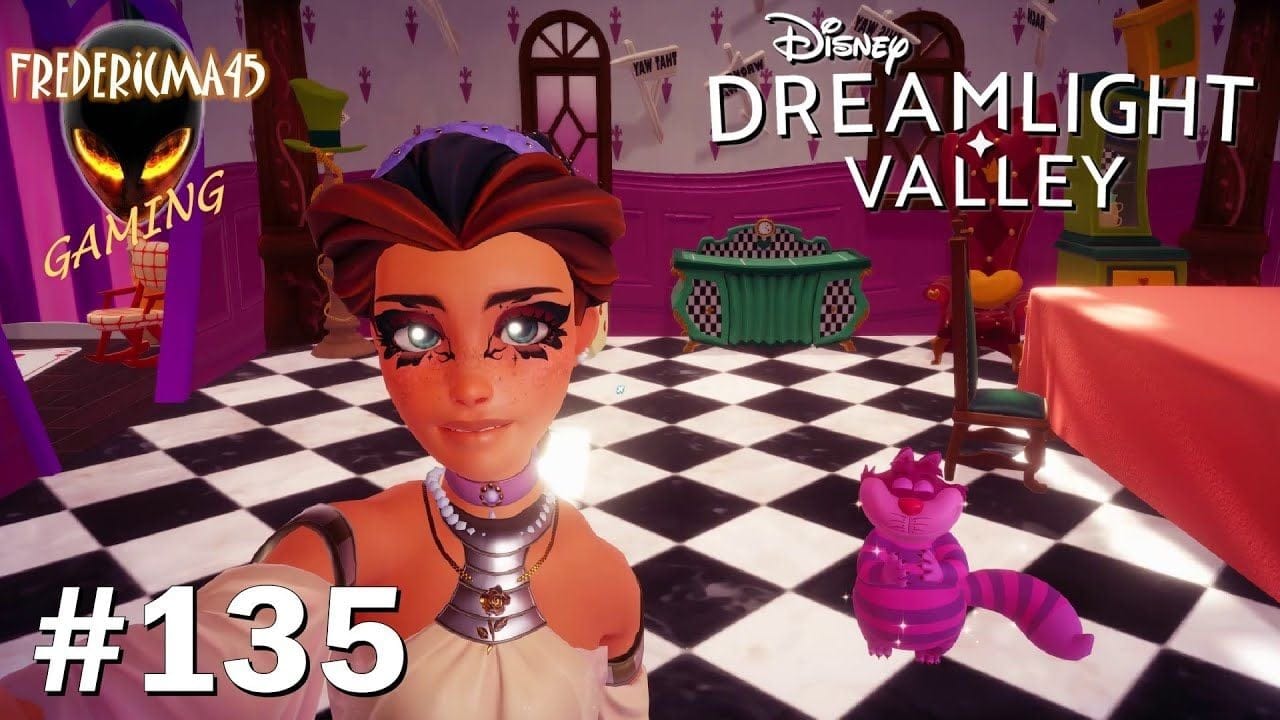 Disney Dreamlight Valley [FR] Chat de Cheshire - Quête n°3 : Chatastrophe #135
