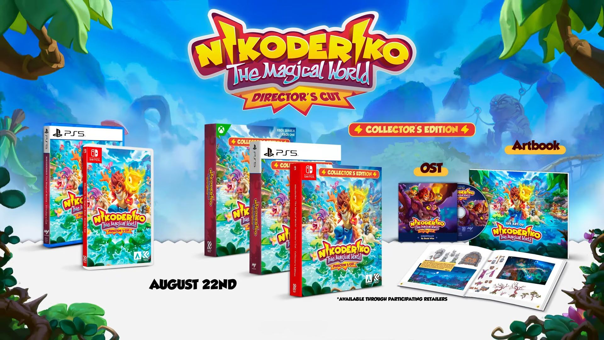 Nikoderiko: The Magical World Director's Cut annonce une version physique ainsi qu'un collector prévus pour le 22 août
