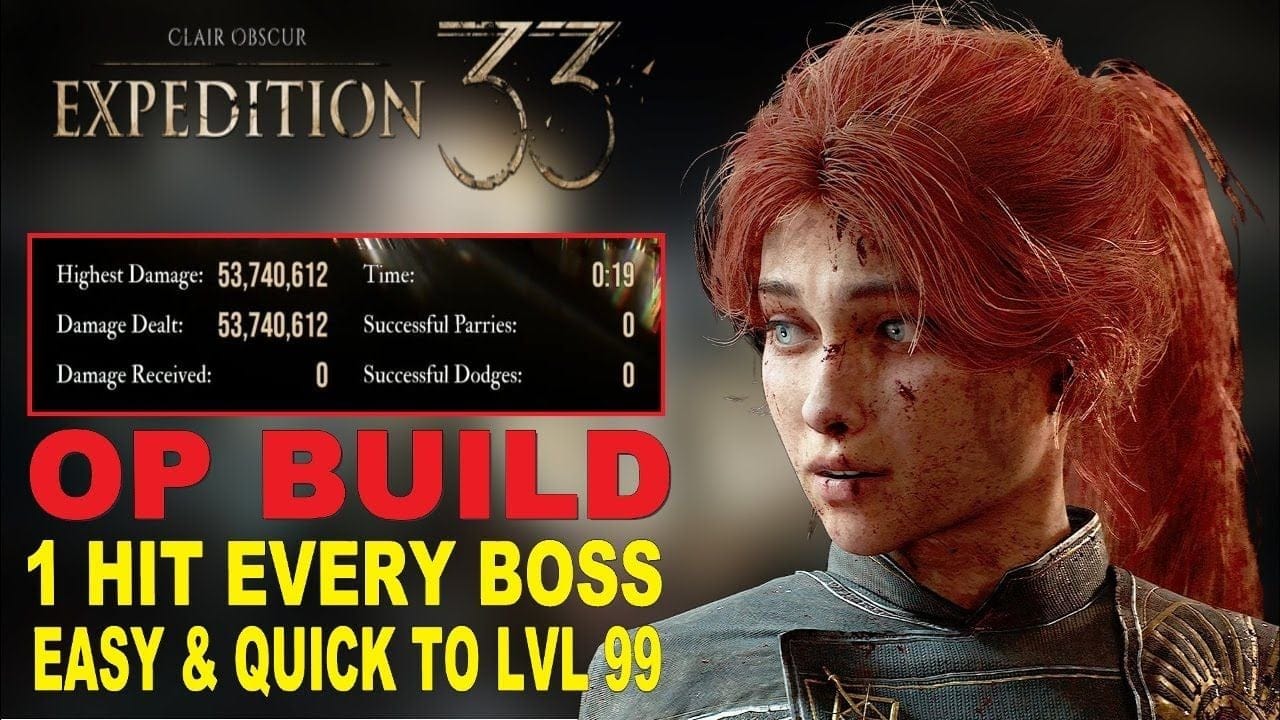 Clair Obscur Expedition 33 OP Build - 1 Hit Everything - Peace At Last & Survivor Trophy Guide