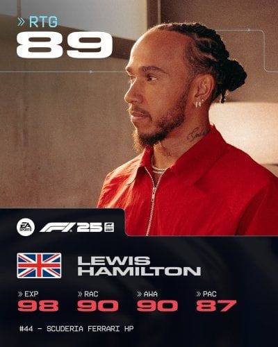 F1 25 dévoile les notes de ses pilotes, la déception est grande chez les rookies