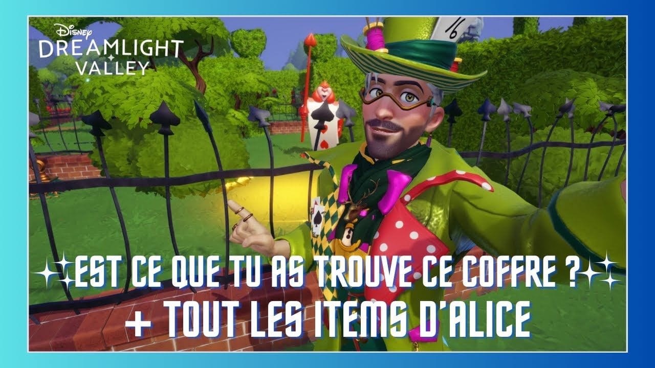 UN CADEAU ALICE QUE TU N’AS SÛREMENT PAS RÉCUPÉRÉ + TOUT LES ITEMS ALICE IN WONDERLAND