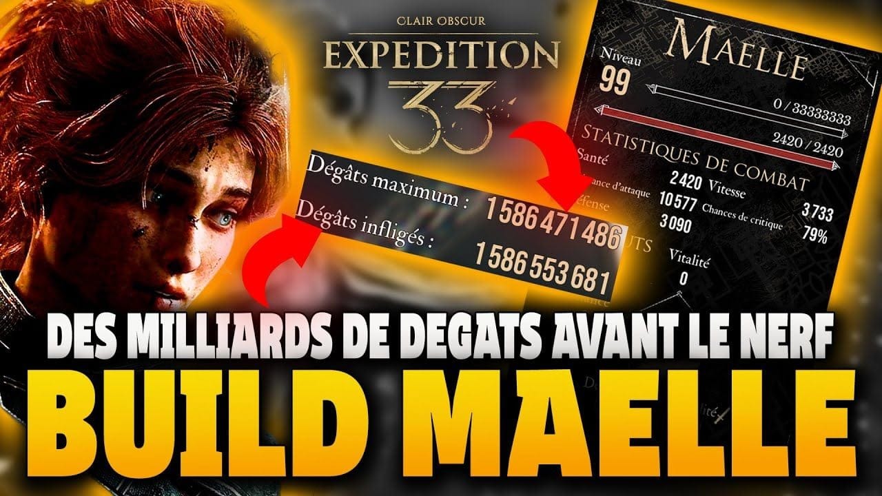 ASTUCE/GUIDE➡️💪Maelle Build ULTIME : Avant le Mega NERF☠️ - Clair Obscur Expédition 33!