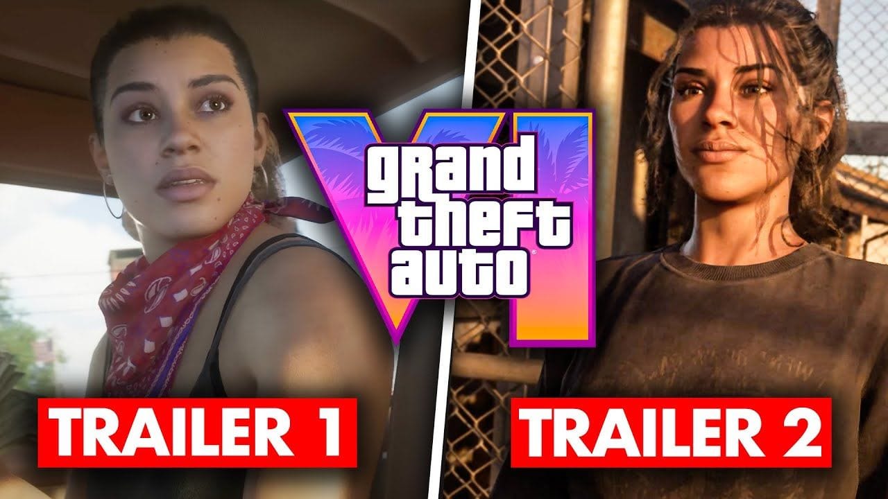 GTA 6 : C'est du DOWNGRADE ou de L'UPGRADE ? 🤔 Trailer 2 VS Trailer 1 Comparatif 4K