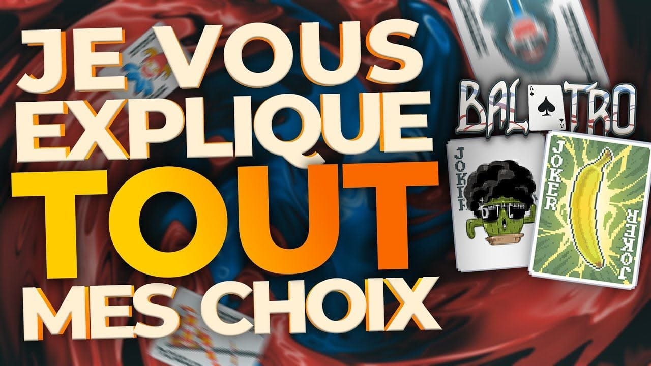 Partie pédagogique BALATRO #1 - Je commente toutes mes actions !
