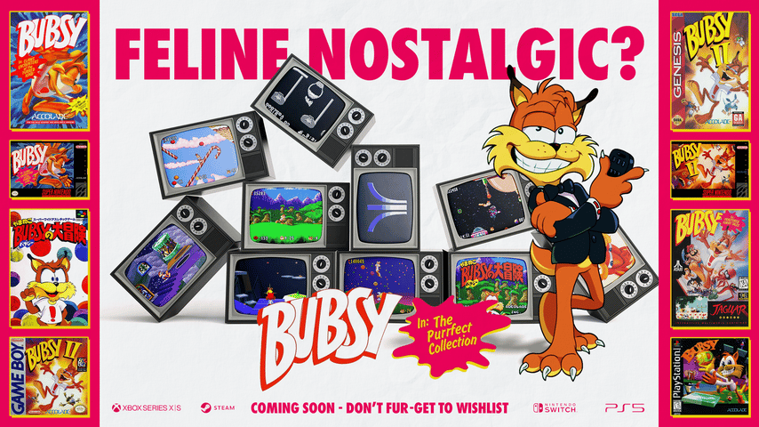Bubsy revient dans une compilation qui sent bon les années 90