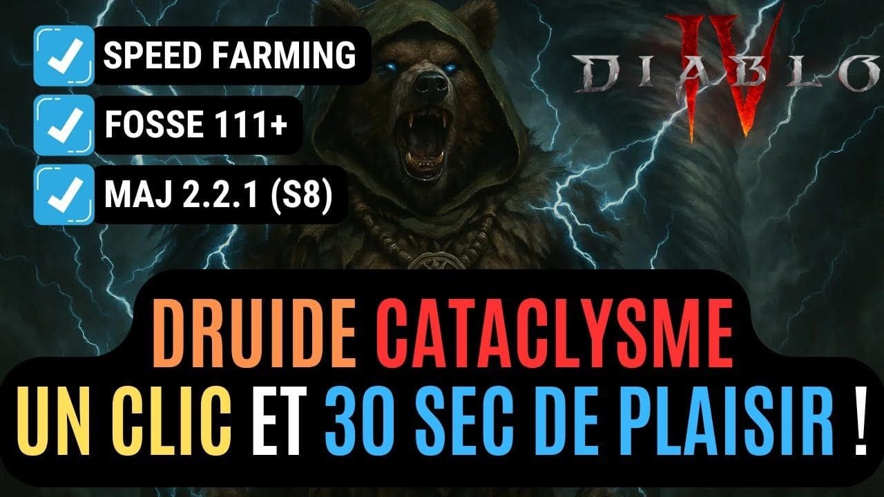 Le Méga Guide Pour Tout Comprendre Du Druide Cataclysme En Saison 8 Dans Diablo 4 !