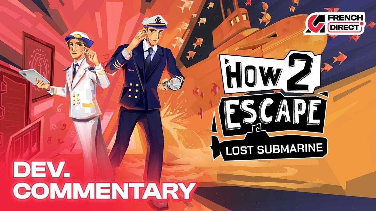 How 2 Escape: Lost Submarine vous demandera de résoudre des énigmes en duo pour empêcher le début d'une guerre