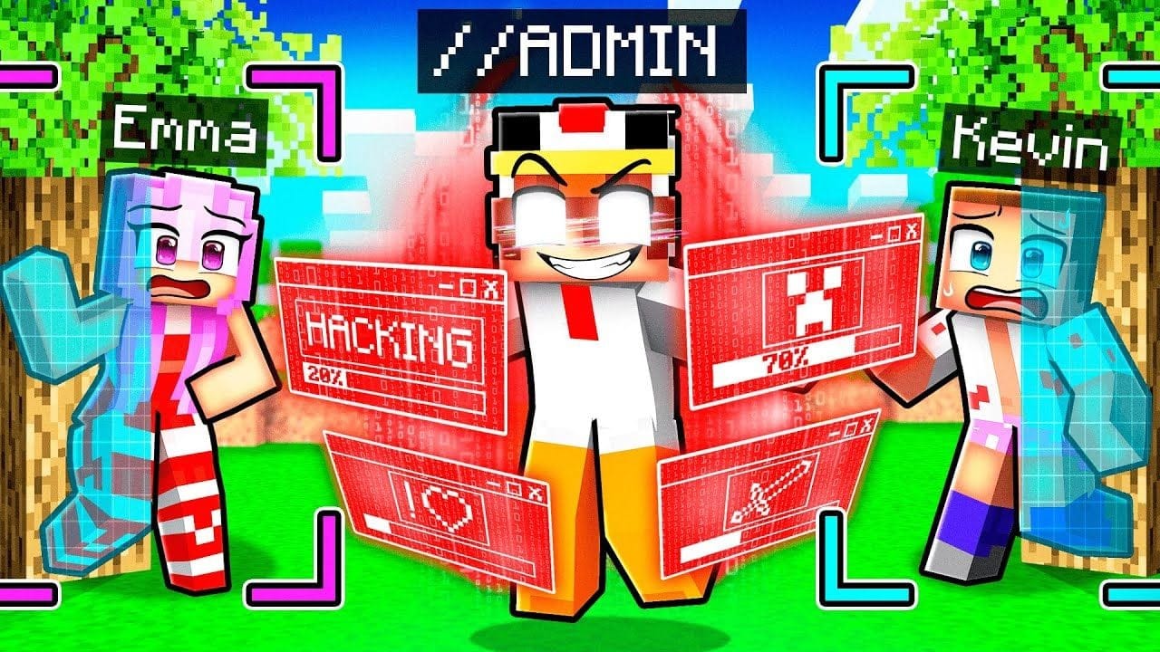 Utiliser les COMMANDES ADMIN en CACHE CACHE sur Minecraft !