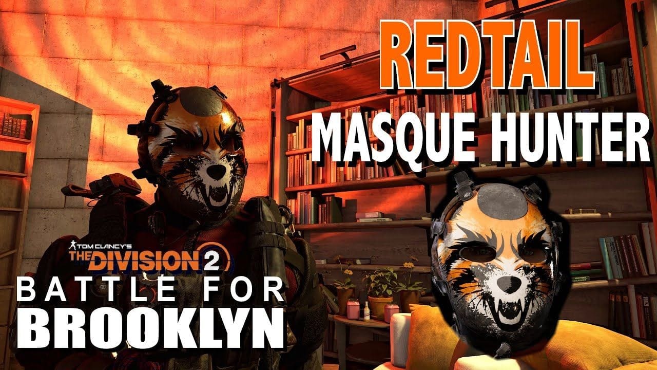 THE DIVISION 2 BATTLE FOR BROOKLYN HUNTER / MASQUE REDTAIL CHASSEUR