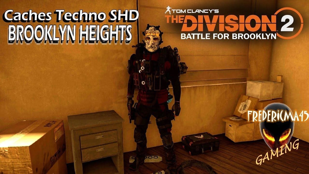 The Division 2 : Caches Techno SHD BROOKLYN HEIGHTS 5/5 Localisation / DLC Battle for Brooklyn