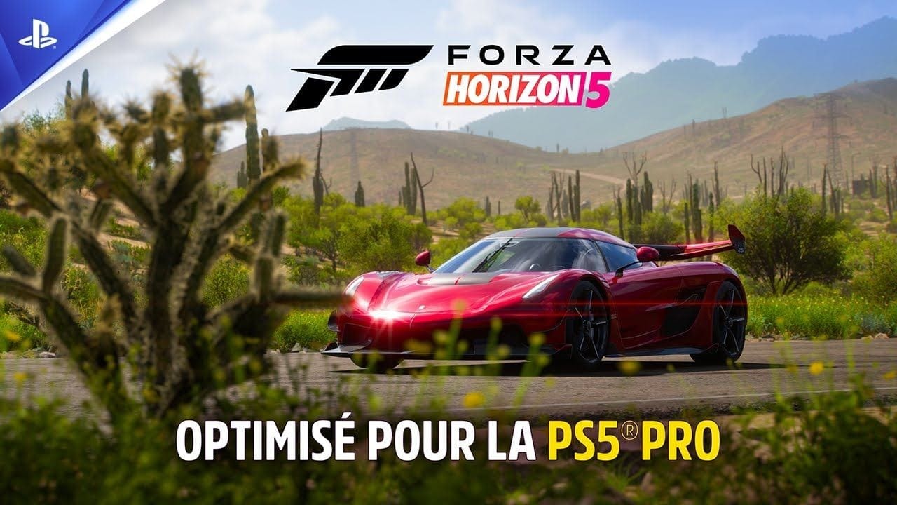 Forza Horizon 5 - Trailer des optimisations de la version PS5 Pro