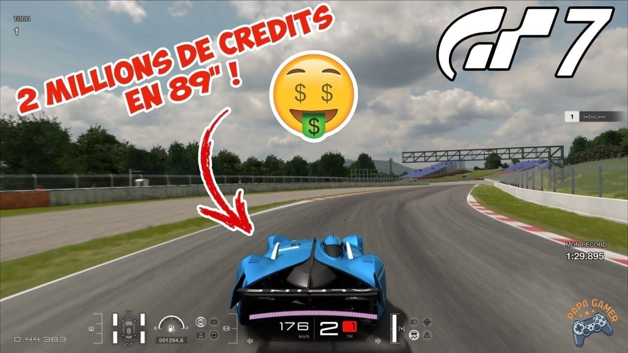 [PS5] Gran Turismo 7 - 89 secondes pour obtenir 2 millions de crédits à Barcelone !