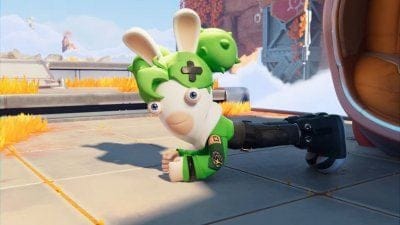 POPUCOM : ce platformer d'aventure Splatoonesque est disponible sur PC et collabore déjà avec les Lapins Crétins