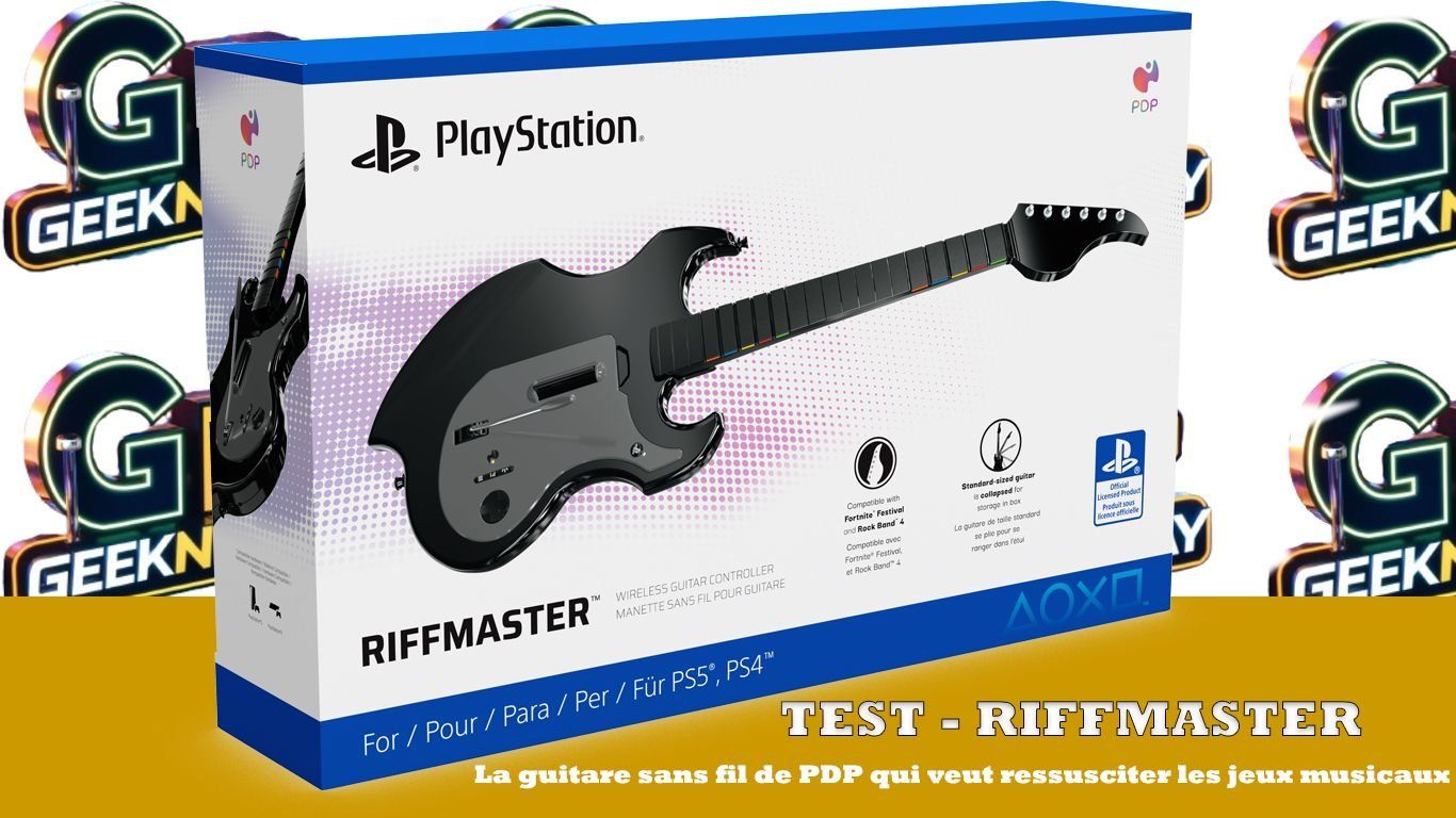 TEST - Riffmaster : la guitare sans fil qui veut ressusciter les jeux musicaux