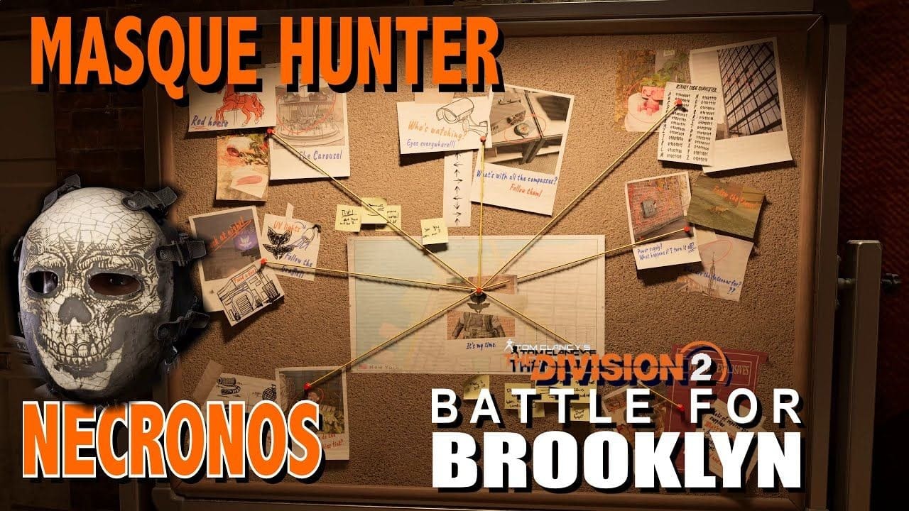 THE DIVISION 2 BATTLE FOR BROOKLYN HUNTER / MASQUE NECRONOS CHASSEUR