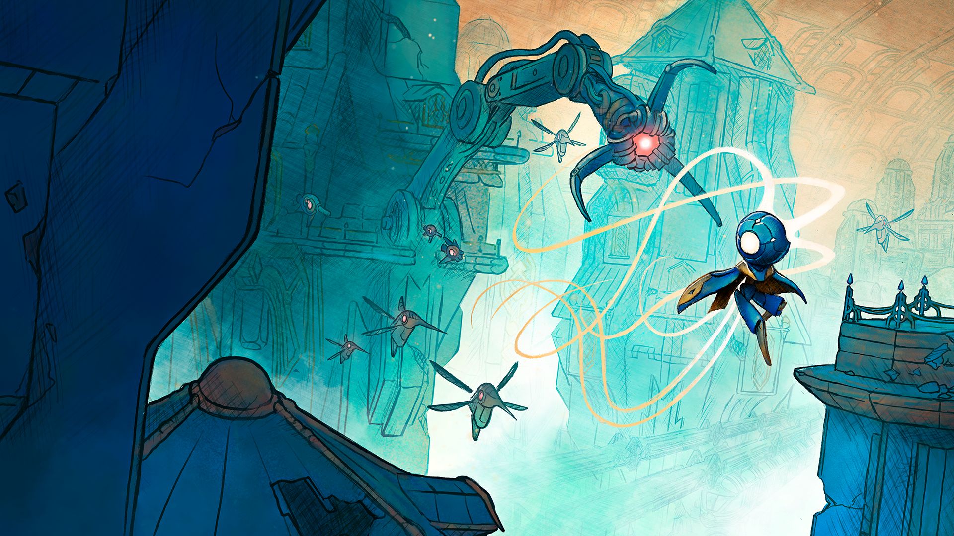 Aperçu MIO: Memories in Orbit - Après une deuxième approche, le metroidvania de Douze Dixièmes reste toujours aussi prometteur