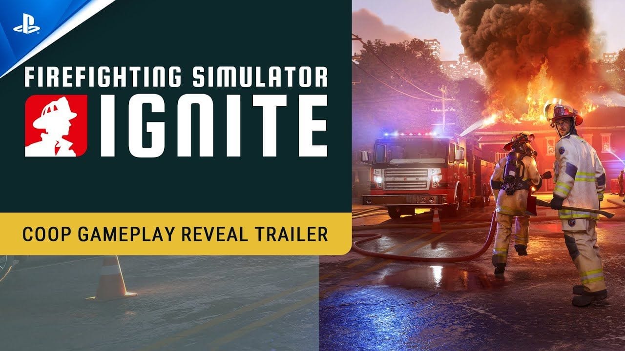 Firefighting Simulator: Ignite - Coop Gameplay Reveal Trailer | PS5 Games