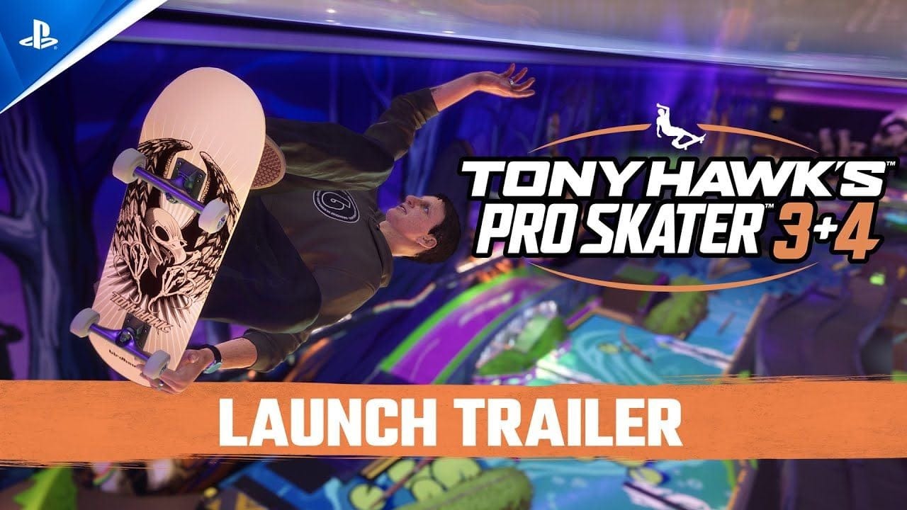 Tony Hawk's Pro Skater 3 + 4 - Launch Trailer | PS5 & PS4 Games